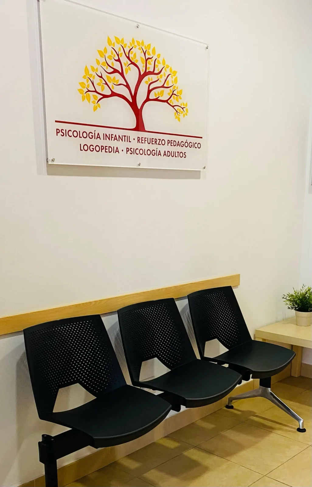 Sala de espera del centro